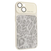 Чохол AITO PU-Leather Leopard Case [17 series Design] – (iPhone 13/14/15, White)