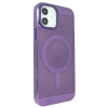 Чохол для iPhone 12 | 12 Pro Perforation Case with MagSafe Purple