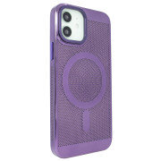 Чохол для iPhone 12 | 12 Pro Perforation Case with MagSafe Purple
