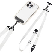 Magnetic Buckle Outdoor Phone Strap – White