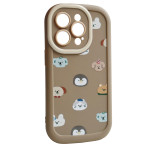 Чохол Paws Case – iPhone 13 Pro (Little Friends - Brown)