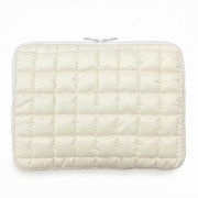 Square Waffle Sleeve Quilted (13.3-14.2) - Cream