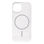 Чохол для iPhone 14/13 : Silicone Slim MagSafe – White