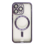 Чохол Shining with MagSafe на iPhone 13 Pro Max із захисними лінзами на камеру Purple Чохол Shining with MagSafe на iPhone 13 Pro Max із захисними лінзами на камеру Purple
