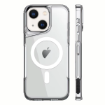 Чохол для iPhone 15 NewZone Сlear Case with MagSafe - White