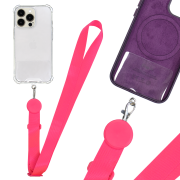 Ремінець для телефону на шию під чохол Hot Pink