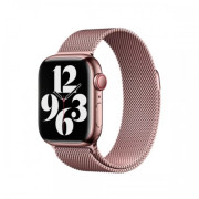 Металічний ремінець Milanese Loop на Apple Watch (38mm, 40mm, 41mm, [42mm Series 10/11], Rose Gold)