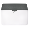 Чохол-папка для MacBook (15.3"–16") Leather PU – White