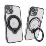 Чохол для iPhone 13 Clear Shining Holder with MagSafe Black