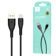 Кабель USB to Lightning 3.5A SkyDolphin S08L Cable Black
