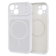 Чохол Dual Tone Silicone MagSafe Case (iPhone 15 – White)