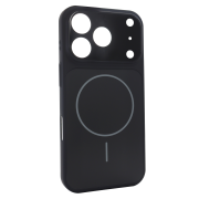 Чохол Nofelet AG Glass Case with MagSafe (iPhone 17 Pro Max, Black)