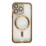 Чохол Shining with MagSafe на iPhone 11 Pro Max із захисними лінзами на камеру Gold Чохол Shining with MagSafe на iPhone 11 Pro Max із захисними лінзами на камеру Gold
