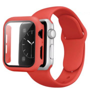 Комплект Silicone Band + Case для Apple Watch (41mm, Red)