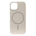 Чохол для iPhone 15 : Silicone Slim MagSafe – Antique White