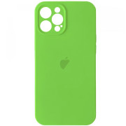 Чохол Silicone Сase для iPhone 13 Pro Max Full Camera Lime Green
