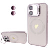 Чохол Logo Case PU Stand Camera (iPhone 11, Pink Sand)