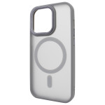 Чохол для iPhone 15 Pro Max Nofelet MATT Case with MagSafe - Titanium Gray Чохол для iPhone 15 Pro Max Nofelet MATT Case with MagSafe - Titanium Gray