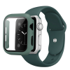 Комплект Silicone Band + Case для Apple Watch (44mm, Dark Green)