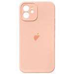 Чохол Silicone Case Full Camera для iPhone 12 Grapefruit