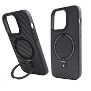 Чохол Nofelet Carbon Case with MagSafe (iPhone 14 Pro Max, Black)