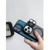 Чохол для iPhone 13 Pro Hybrid Camera Stand with MagSafe з підставкою Navy Blue