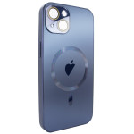 Чохол для iPhone 13 - AG Titanium Case with MagSafe із захистом камери матовий Blue Чохол для iPhone 13 - AG Titanium Case with MagSafe із захистом камери матовий Blue
