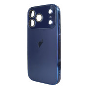 Чохол AG-PC Glass (iPhone 17 Pro Max, Dark Blue)
