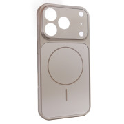 Чохол Nofelet AG Glass Case with MagSafe (iPhone 17 Pro Max, Desert Gold)