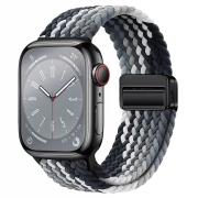 Ремінець Braided Nylon Magnetic Band (38/40/41mm + [42mm Series 10/11] – Gradient : Black)