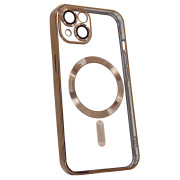 Чохол для iPhone 15 Shining with MagSafe із захисними лінзами на камеру - Desert Gold
