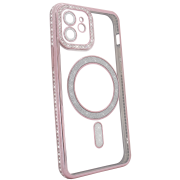 Чохол Diamond Shining Case with MagSafe (iPhone 11, Pink)