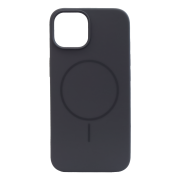 Чохол для iPhone 15 : Silicone Slim MagSafe – Charcoal Gray