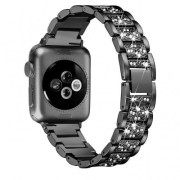 Ремінець Swarovski Steel Band на Apple Watch (42mm, 44mm, 45mm, 46mm, 49mm Black)