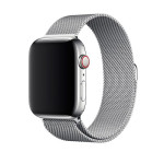 Металічний ремінець Milanese Loop на Apple Watch (38mm, 40mm, 41mm, [42mm Series 10/11], Silver)