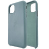 Чохол для iPhone 11 Leather Case PU Fir Green