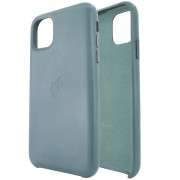 Чохол для iPhone 11 Leather Case PU Fir Green