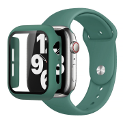 Комплект Silicone Band + Case для Apple Watch (41mm, Pine Green)