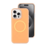Neon Silicone Case MagSafe (iPhone 16 Pro Max – Orange)