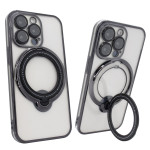 Чохол для iPhone 15 Pro Clear Shining Holder with MagSafe Black