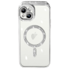 Чохол Diamond Shining Case with MagSafe (iPhone 15 Pro Max, Silver)