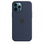 Чохол для iPhone 16 Pro Silicone Case FULL (№8 Midnight Blue)