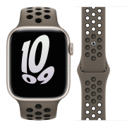 Ремінець силіконовий Silicone Band Nike (42/44/45/46/49mm, Cocoa-Green)
