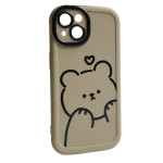 Чохол Paws Case – iPhone 14 (Bear Hug - Brown)