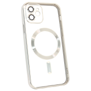 Чохол Shining with MagSafe на iPhone 11 із захисними лінзами на камеру Silver