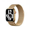 Металевий ремінець Milanese Loop Apple Watch (38mm, 40mm, 41mm, [42mm Series 10/11], Golden)