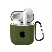 Чохол на AirPods 1 | 2 LOGO (Virid)
