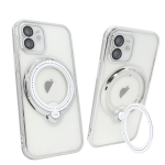 Чохол для iPhone 12 Clear Shining Holder with MagSafe Silver