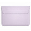 Чохол-папка для MacBook (13.3"–14.2") Leather PU – Light Purple