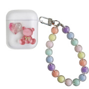 Чохол для AirPods 1/2 — Charmed Collection "Pink Bear & Heart"